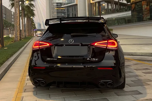 mercedes a45 amg back
